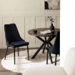 Mebel Elite Стілець Bari, чорний, велюровий, ME.BARI/CZ/V/K - Home Club, зображення 2