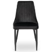Mebel Elite Стілець Bari, чорний, велюровий, ME.BARI/CZ/V/K - Home Club, зображення 3