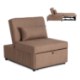 Mebel Elite Раскладной кресло Iberis 80 см для сна, коричневое, ME.IBERIS/BR/T/FW80 - Home Club