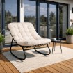 Mebel Elite Кресло-качалка Aurora, бежевого цвета, ME.AURORA/BZ/T/FW - Home Club, изображение 3