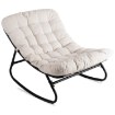 Mebel Elite Кресло-качалка Aurora, бежевого цвета, ME.AURORA/BZ/T/FW - Home Club, изображение 4