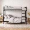 Mebel Elite Двоярусне ліжко Rodez 90x200 для дітей, чорне, ME.RODEZ/90/CZ/LOZP - Home Club, зображення 3