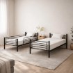 Mebel Elite Двоярусне ліжко Rodez 90x200 для дітей, чорне, ME.RODEZ/90/CZ/LOZP - Home Club, зображення 4