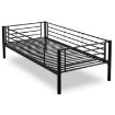 Mebel Elite Двоярусне ліжко Rodez 90x200 для дітей, чорне, ME.RODEZ/90/CZ/LOZP - Home Club, зображення 7