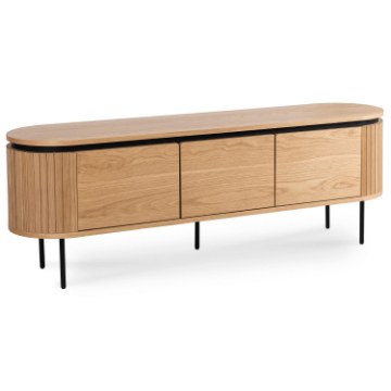 Mebel Elite Тв-тумба Beck 160 см, трёхдверная, дуб, ME.BECK/D/RTV160 - Home Club