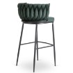 Mebel Elite Барный стул Flores, зеленый, велюровый, ME.FLORES/Z/CZ/V/H - Home Club, изображение 4