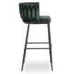 Mebel Elite Барный стул Flores, зеленый, велюровый, ME.FLORES/Z/CZ/V/H - Home Club, изображение 5