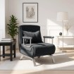 Mebel Elite Раскладной кресло Bart, черный велюр, ME.BART/CZ/V/FW - Home Club, изображение 2