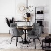Mebel Elite Обертове крісло Luna, сіре, велюрове, ME.LUNA/P/V/K - Home Club, зображення 2