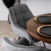 Mebel Elite Обертове крісло Luna, сіре, велюрове, ME.LUNA/P/V/K - Home Club, зображення 5