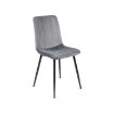 Mebel Elite Стілець Ibis сірий велюровий, ME.IBIS/P/V/K - Home Club
