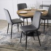 Mebel Elite Стілець Ibis сірий велюровий, ME.IBIS/P/V/K - Home Club, зображення 3