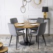 Mebel Elite Стілець Ibis сірий велюровий, ME.IBIS/P/V/K - Home Club, зображення 4