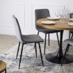Mebel Elite Стілець Ibis сірий велюровий, ME.IBIS/P/V/K - Home Club, зображення 5