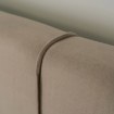 Mebel Elite Ліжко 140x200 Tinga, велюрове, бежеве, ME.TINGA/140/BZ/V/LOZZPOJ - Home Club, зображення 6
