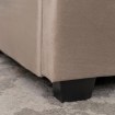Mebel Elite Ліжко 140x200 Tinga, велюрове, бежеве, ME.TINGA/140/BZ/V/LOZZPOJ - Home Club, зображення 8
