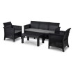 Mebel Elite Набор садовой мебели Savio, черный, ME.SAVIO/CZ/RT/OGR/ZES - Home Club
