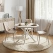 Mebel Elite Стол Dorian, раскладной, 80–160 см, цвет «кашемир»/белый, ME.DORIAN/KASZ/B/S - Home Club, изображение 2
