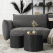 Mebel Elite Набір столиків Leila, чорний, ME.LEILA/CZ/L - Home Club, зображення 2