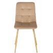 Mebel Elite Стул Fredy, бежевый, велюровый, ME.FREDY/BZ/D/V/K - Home Club, изображение 3