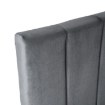 Mebel Elite Кровать 90x200 Villemo, серая, велюровая, ME.VILLEMO/90/90/CP/V/LOZWYS - Home Club, изображение 6
