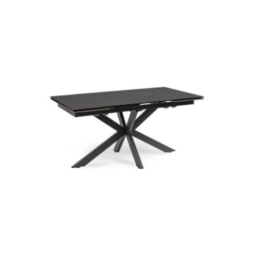 Mebel Elite Стол Bruno, керамический, раскладной, 160–240 см, черный, ME.BRUNO/CZ/S - Home Club