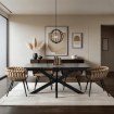Mebel Elite Стіл Bruno, керамічний, розкладний, 160–240 см, чорний, ME.BRUNO/CZ/S - Home Club, зображення 2