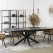 Mebel Elite Стіл Bruno, керамічний, розкладний, 160–240 см, чорний, ME.BRUNO/CZ/S - Home Club, зображення 5