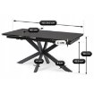 Mebel Elite Стіл Bruno, керамічний, розкладний, 160–240 см, чорний, ME.BRUNO/CZ/S - Home Club, зображення 12