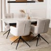 Mebel Elite Вращающееся кресло Akita, серое, из вельвета, ME.AKITA/JP/SZTR/K - Home Club, изображение 6