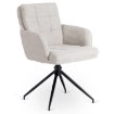 Mebel Elite Вращающееся кресло Akita, серое, из вельвета, ME.AKITA/JP/SZTR/K - Home Club, изображение 7