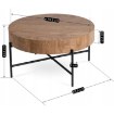 Mebel Elite Столик Belief «Дуб», ME.BELIEF/D/L - Home Club, зображення 5