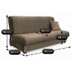 Mebel Elite Набор из 2 диванов-кроватей Sigma бежевого цвета, PPHUE.PICCOLO/PAROS3/Z2/WER - Home Club, изображение 6