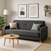 Mebel Elite Набор из 2 диванов-кроватей Cuba серого цвета, PPHUE.BALI/PAROS6/Z2/WER - Home Club, изображение 2