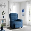Mebel Elite Раскладной кресло Spencer, темно-синее, из вельвета, ME.SPENCER/GR/SZTR/FW - Home Club, изображение 2