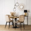 Mebel Elite Стілець Peru, бежевий, велюровий, ME.PERU/BZ/V/K - Home Club, зображення 2
