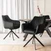Mebel Elite Вращающееся кресло Mumbai, чёрное, велюровое, ME.MUMBAI/CZ/V/K - Home Club, изображение 2