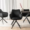 Mebel Elite Вращающееся кресло Mumbai, чёрное, велюровое, ME.MUMBAI/CZ/V/K - Home Club, изображение 3
