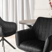 Mebel Elite Вращающееся кресло Mumbai, чёрное, велюровое, ME.MUMBAI/CZ/V/K - Home Club, изображение 4