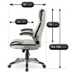 Mebel Elite Вращающееся кресло Liverpool, белый, экокожа, ME.LIVERPOOL/B/E/FO - Home Club, изображение 10