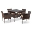 Mebel Elite Комплект садовой мебели Morado, коричневый/бежевый, ME.MORADO/BR/RT/OGR/ZES - Home Club, изображение 3