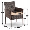 Mebel Elite Комплект садовой мебели Morado, коричневый/бежевый, ME.MORADO/BR/RT/OGR/ZES - Home Club, изображение 9