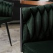 Mebel Elite Стул Elena, зеленый, плетеный, велюровый, ME.ELENA/Z/V/K - Home Club, изображение 6