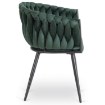 Mebel Elite Стул Elena, зеленый, плетеный, велюровый, ME.ELENA/Z/V/K - Home Club, изображение 8