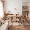 Mebel Elite Раздвижной стол Max 80–160 см, дуб Artisan, W.MAX/DA/S - Home Club, изображение 3