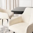 Mebel Elite Обертове крісло Larisa кремового кольору з тканини букле, ME.LARISA/KR/CZ/TB/K - Home Club, зображення 4