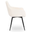 Mebel Elite Обертове крісло Larisa кремового кольору з тканини букле, ME.LARISA/KR/CZ/TB/K - Home Club, зображення 9