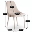 Mebel Elite Стул Torino кремового цвета, ME.TORINO/KR/KASZ/T/K - Home Club, изображение 6