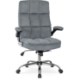 Mebel Elite Вращающееся кресло London, серого цвета, ME.LONDON/P/T/FO - Home Club