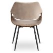 Mebel Elite Стул Dakota, бежевый/орех, велюр, ME.DAKOTA/BZ/O/V/K - Home Club, изображение 10